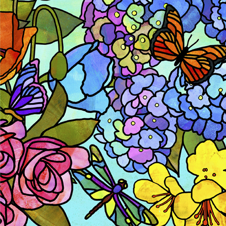 STAINED GLASS GARDEN     